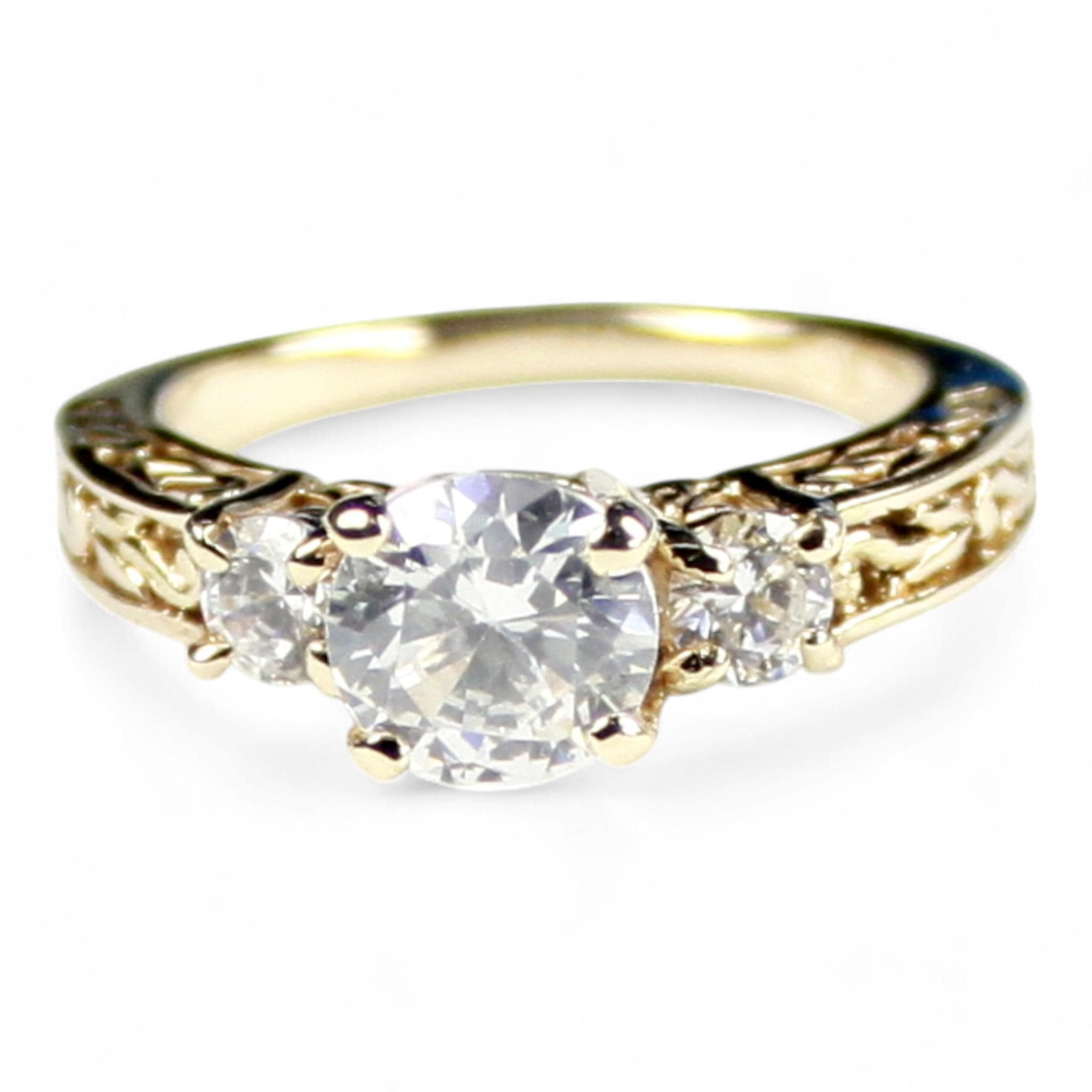 Mystic Fire Topaz, 18KY Gold Ring, R021