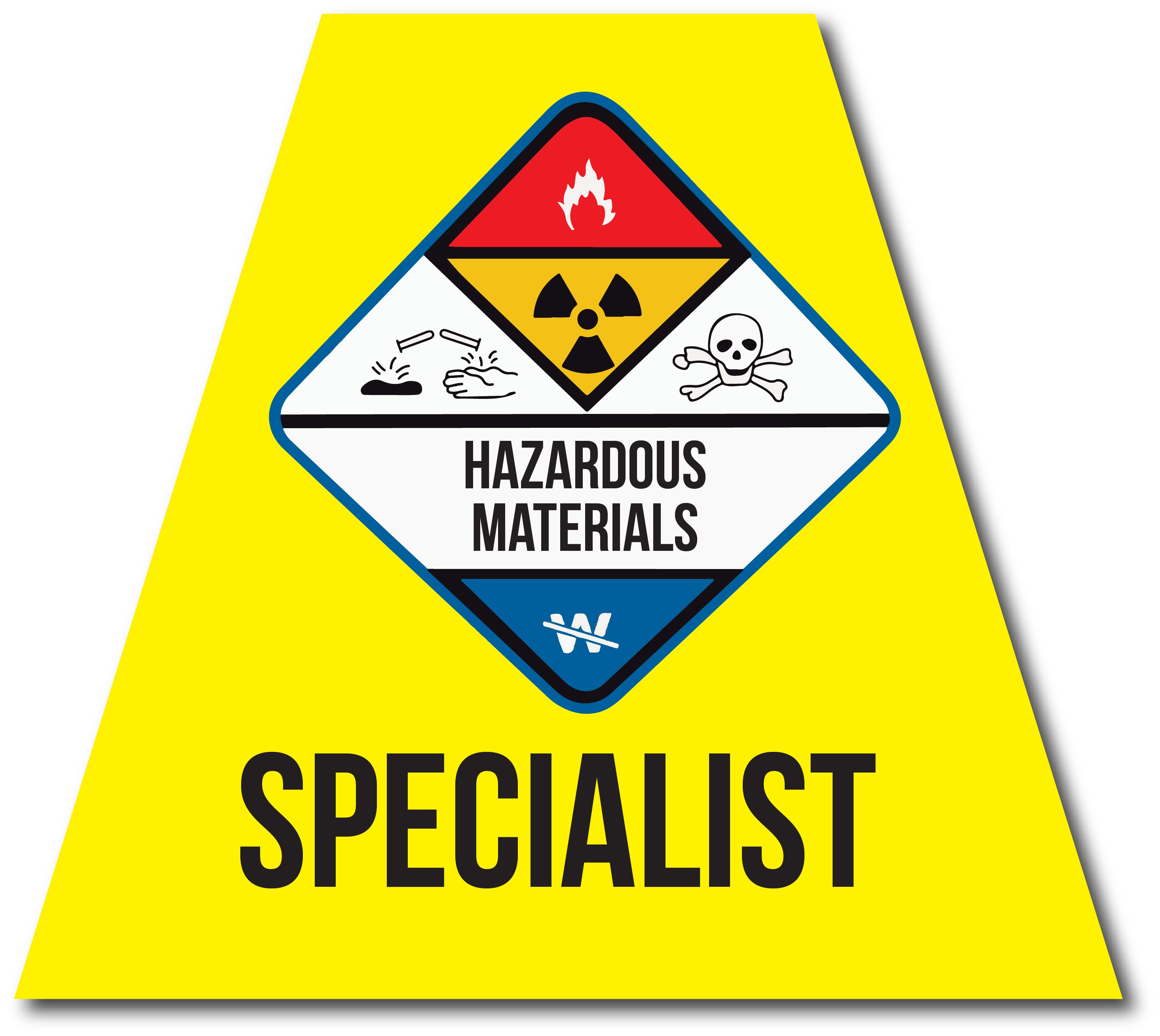 HAZMAT SPECIALIST REFLECTIVE HELMET (TET) TETRAHEDRON