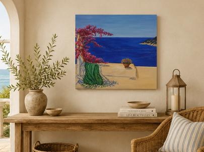 Beach House Art - A Place in the Sun