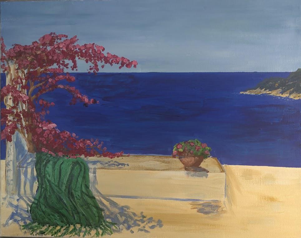 Beach House Art - A Place in the Sun, detail 2