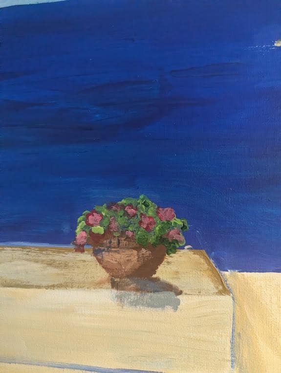Beach House Art - A Place in the Sun, detail 4