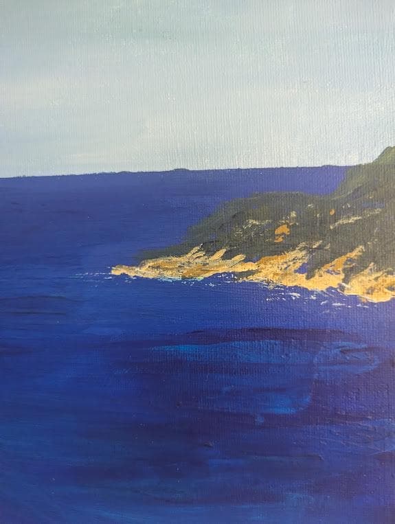 Beach House Art - A Place in the Sun, detail 5