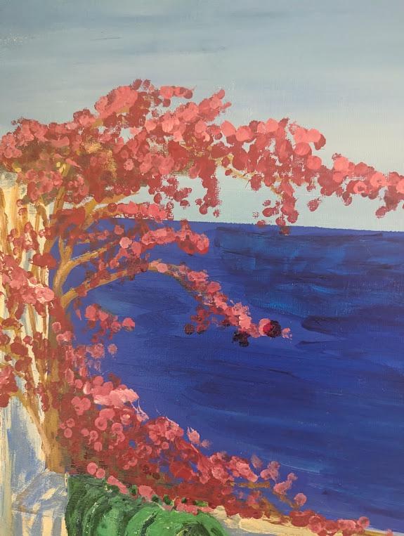 Beach House Art - A Place in the Sun, detail 6