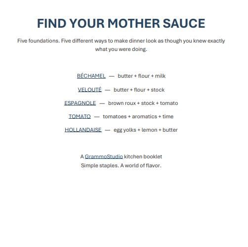 The Five Mother Sauces - Made Easy, detail 4