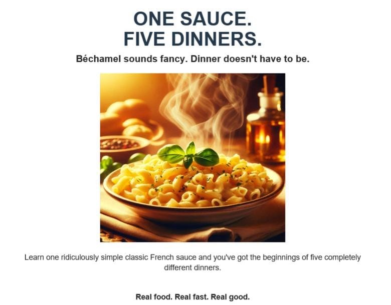 Illustrated bechamel sauce recipe guide