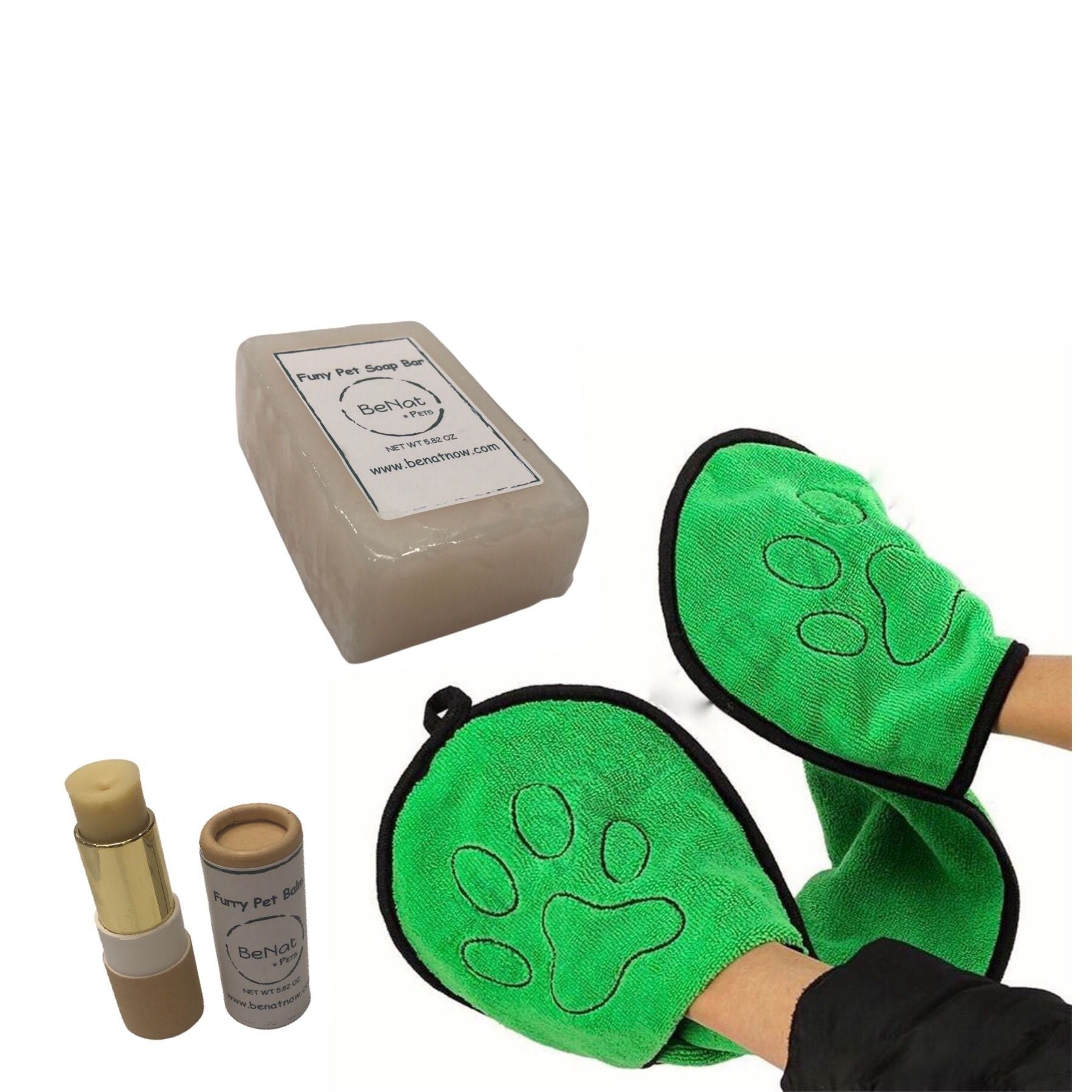 BeNat Pets. 3-Pack Pet Grooming Bundle. product photo 1