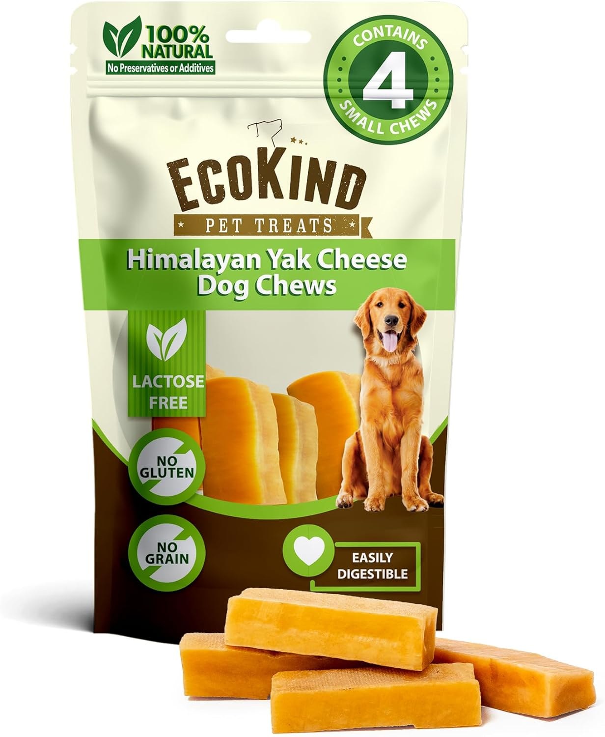 Gold Yak Chews for Small Dogs (4 - 75 sticks) product photo 1