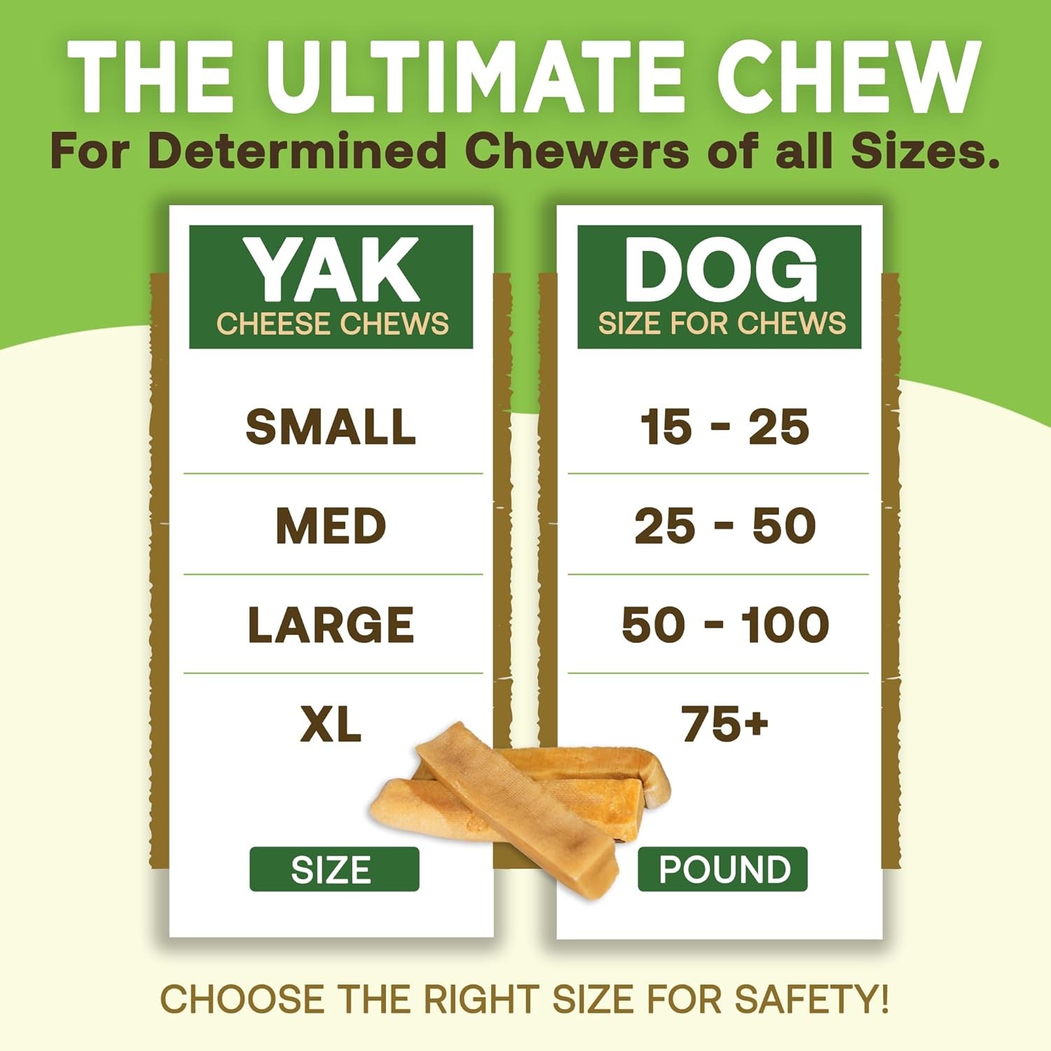 Gold Yak Chews for Small Dogs (4 - 75 sticks) product photo 3