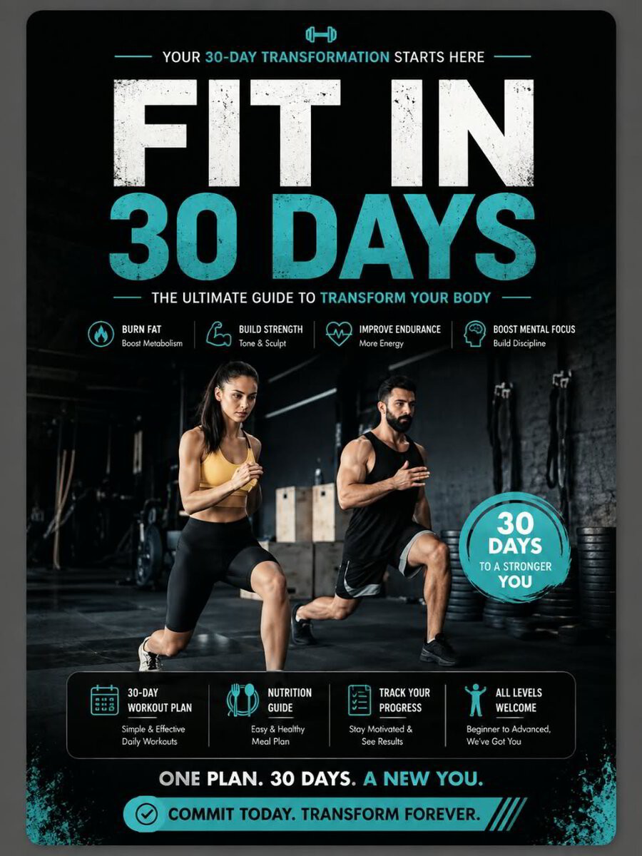 Fit in 30 Days guide cover