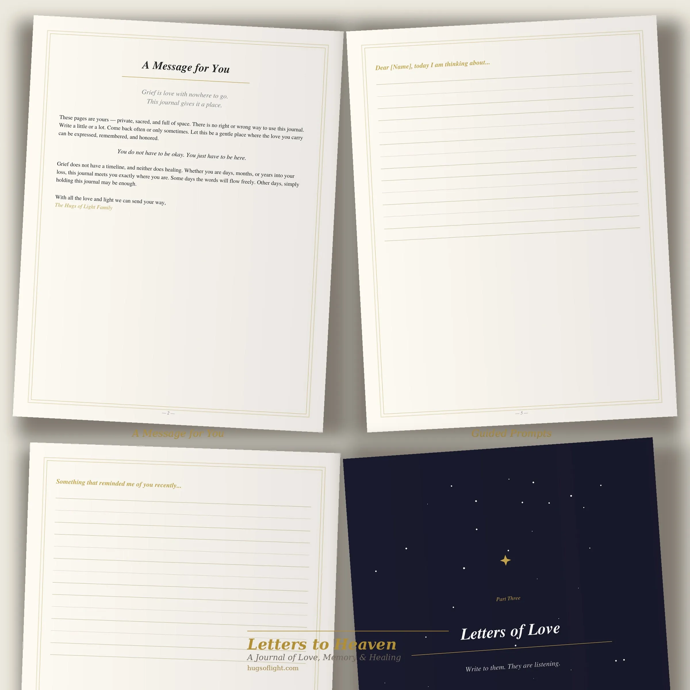 Letters to Heaven Journal Printable product view 4