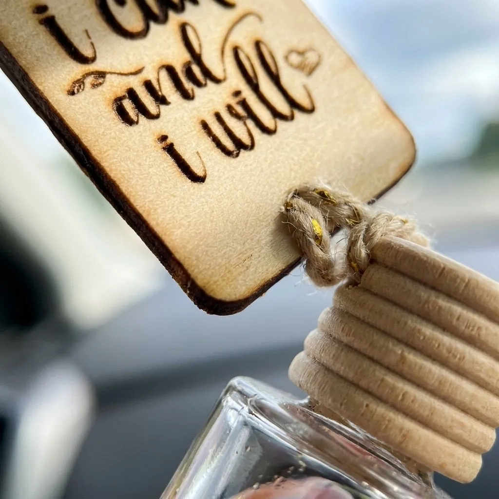Motivational Car Hanging Diffuser product view 2