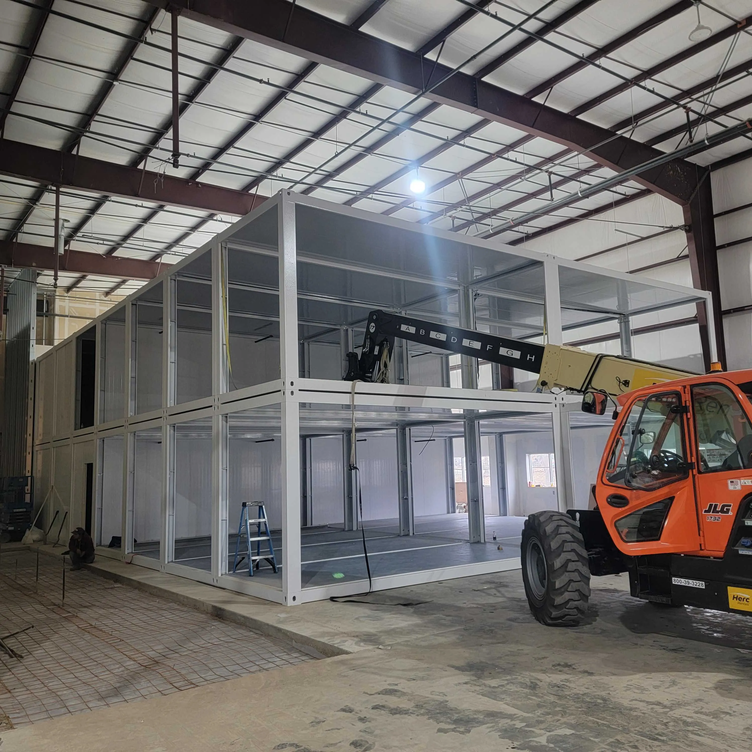 Box4Grow facility construction project at Victory Natural Farms