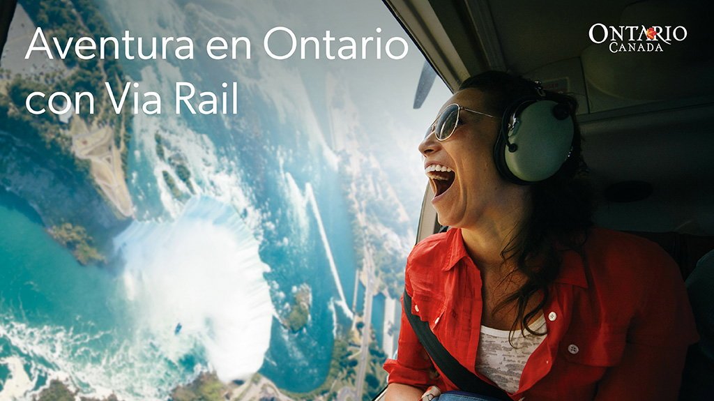 View from Aventura en Ontario Con Via Rail