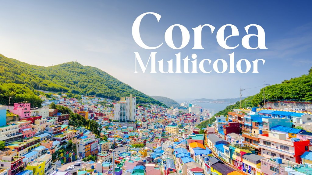 Scenery from Corea Multicolor