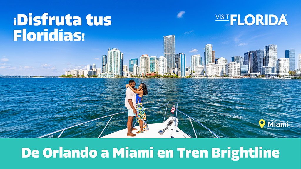 View from De Orlando a Miami En Tren Brightline