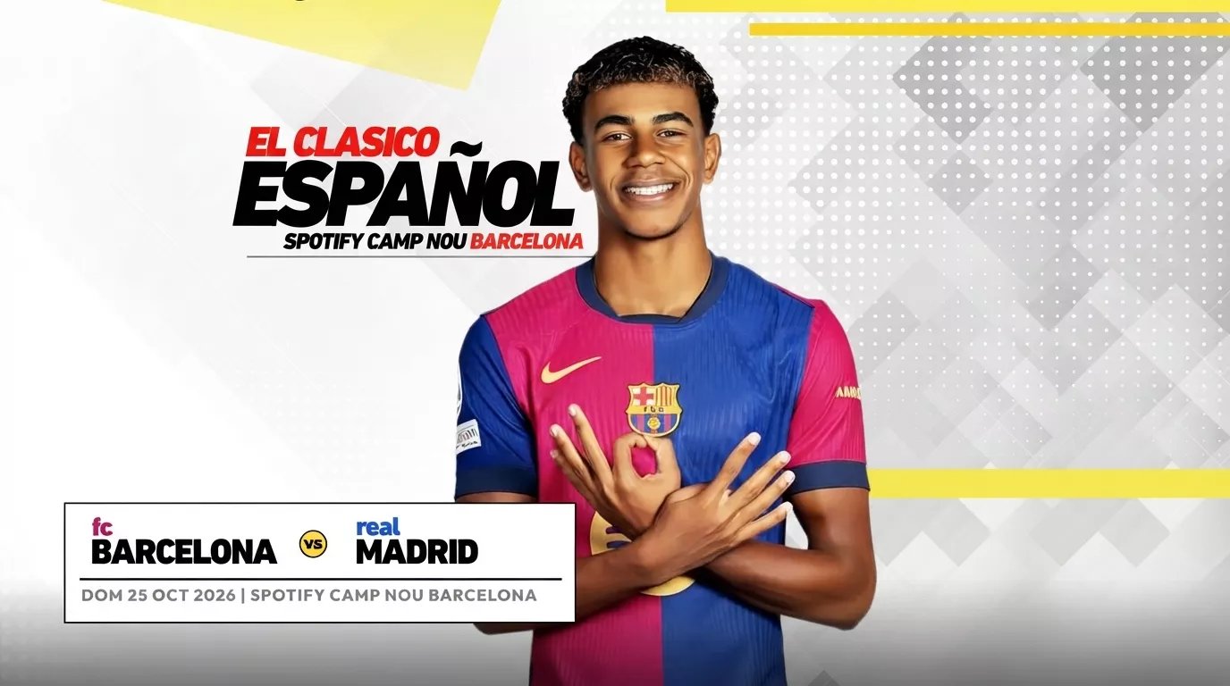 View from FC Barcelona VS Real Madrid 2026