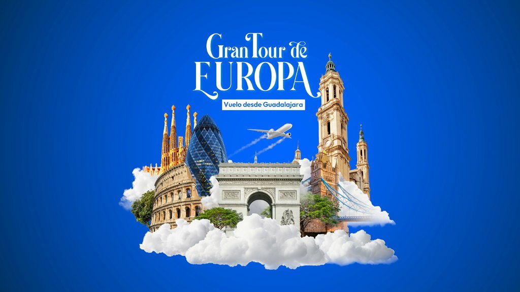View from Gran Tour de Europa Vuelo desde GDL