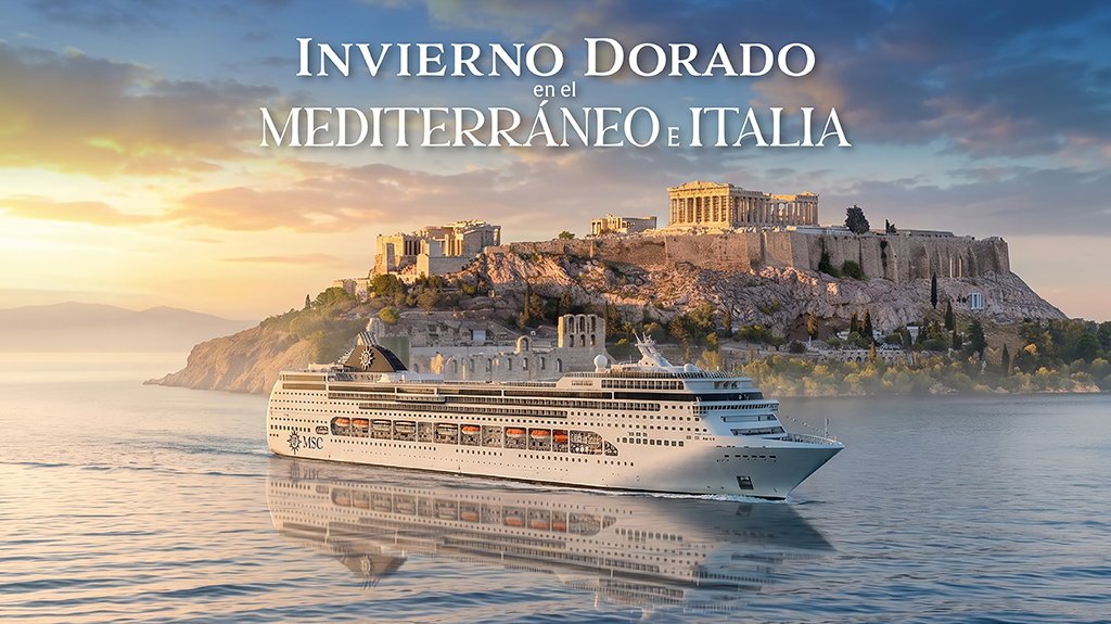 View from Invierno Dorado en el Mediterráneo e Italia