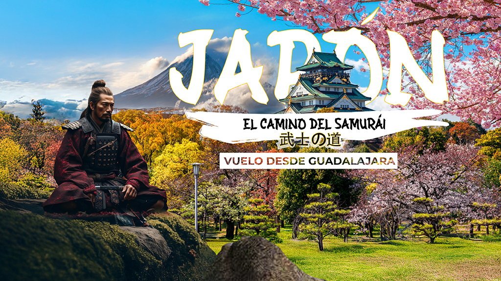 View from Japón, El Camino del Samurái Vuelo desde Guadalajara