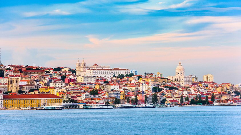 View from Lisboa, Madrid, Paris, Alpes e Italia