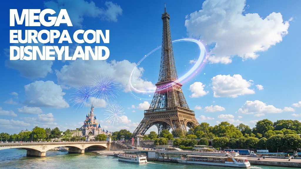 View from Mega Europa con Disneyland