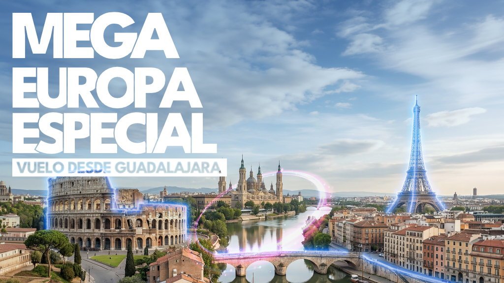 View from Mega Europa Especial Vuelo desde GDL
