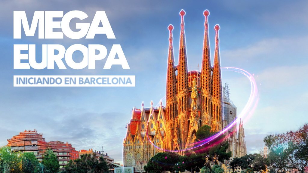 View from Mega Europa Iniciando en Barcelona