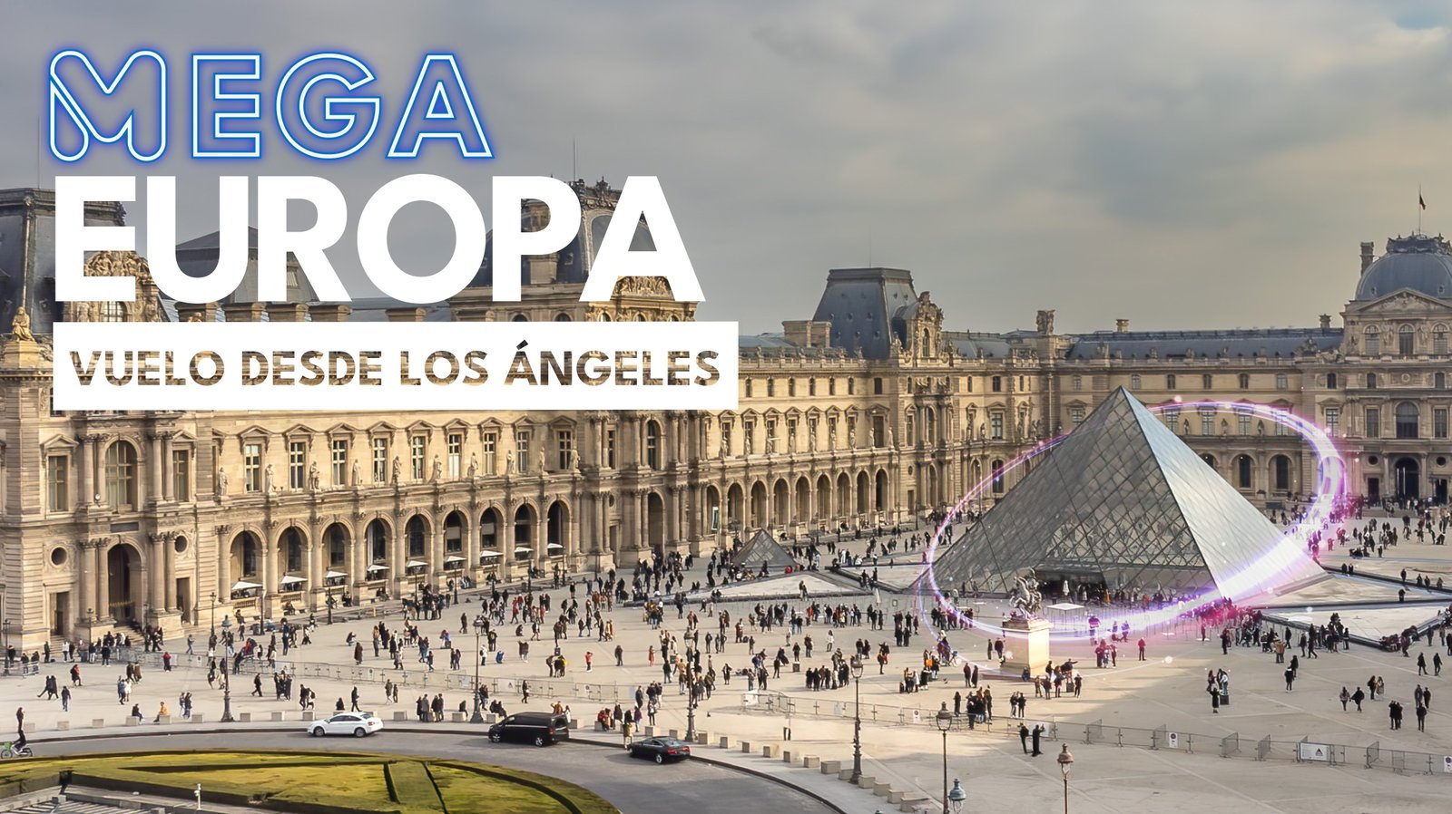 View from Mega Europa Vuelo desde Los Ángeles