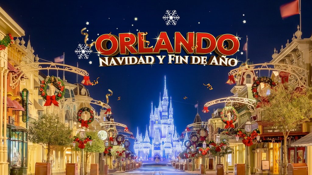 View from Orlando Navidad y Año Nuevo