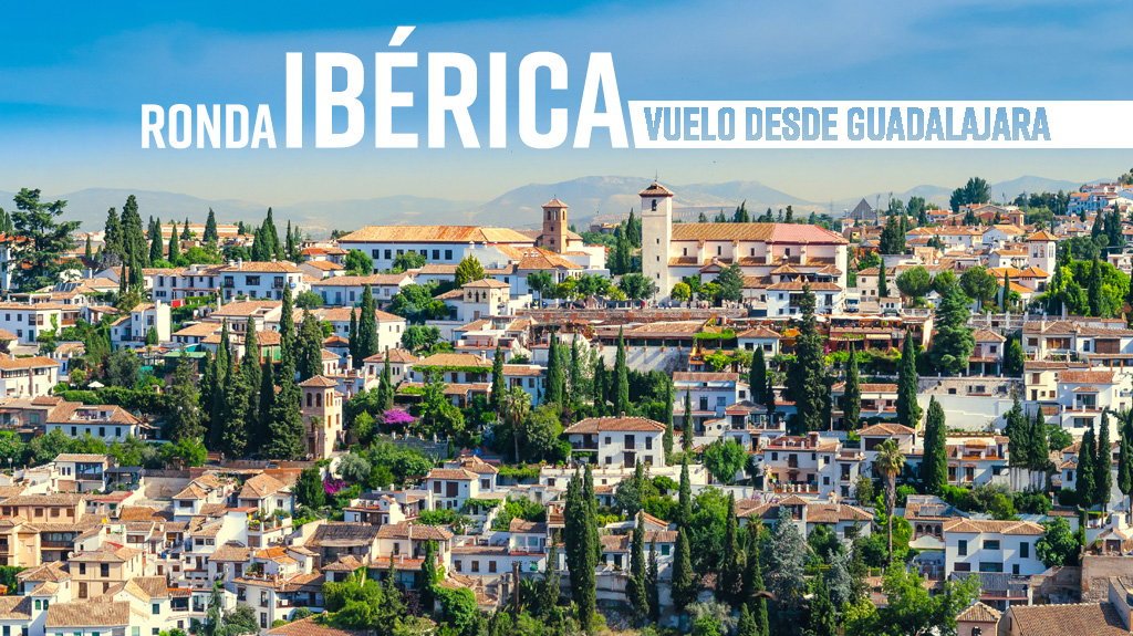 View from Ronda Ibérica Vuelo desde GDL