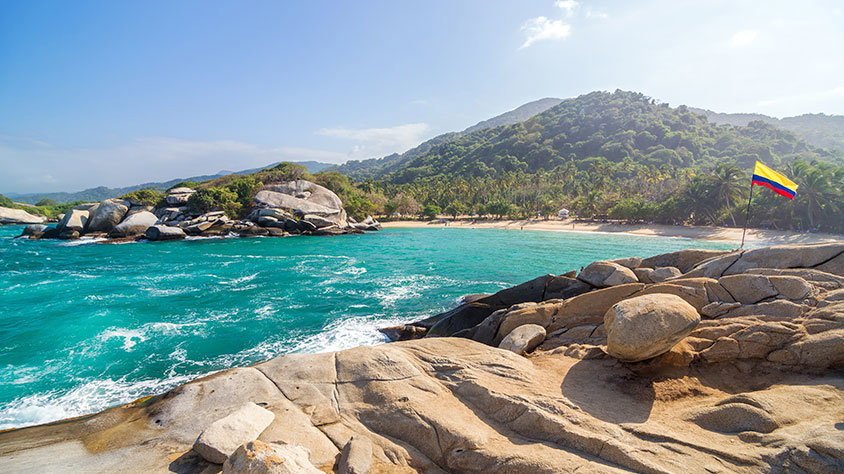 View from Santa Marta y Parque Tayrona