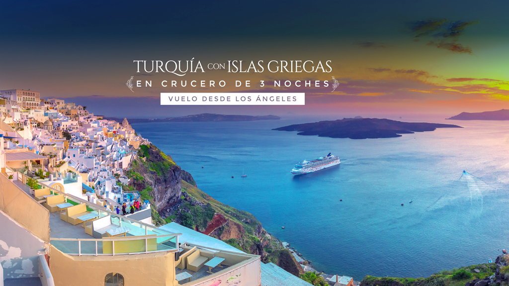 View from Turquía con Islas Griegas en Crucero de 03 noches Vuelo desde Los Ángeles