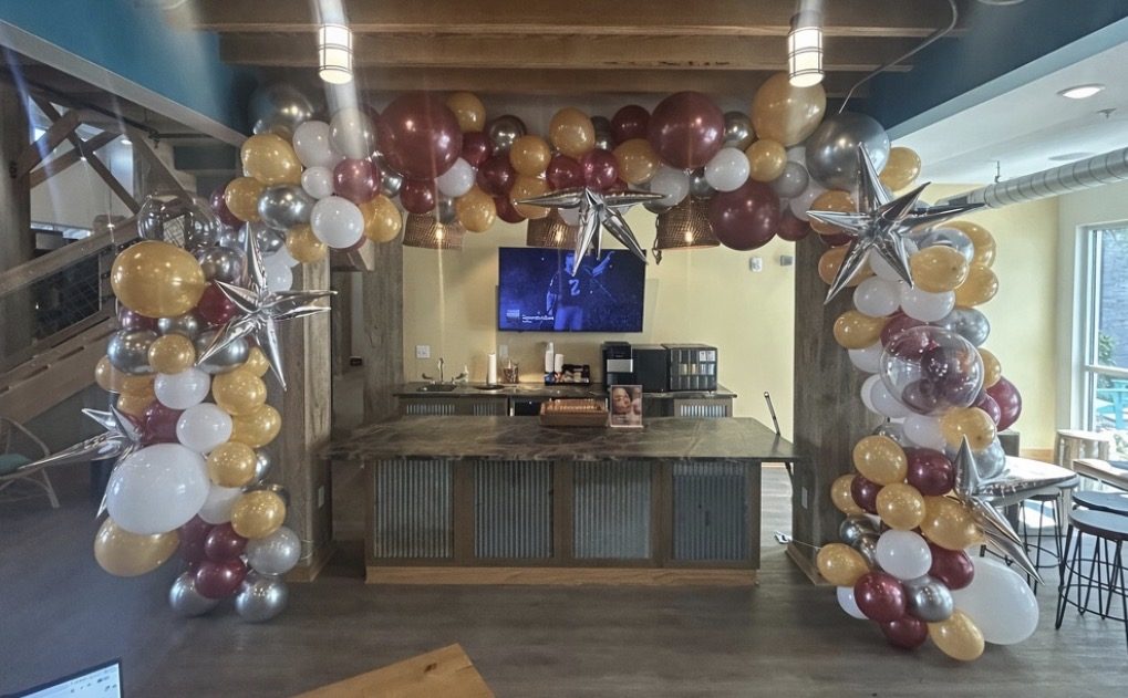 Balloon decor by Myrtle Beach Balloons and Helium