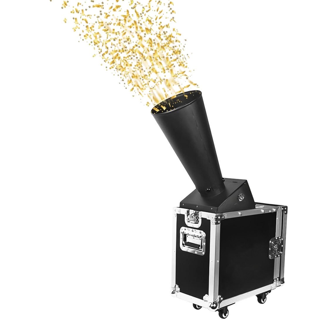 Confetti cannon celebration moment