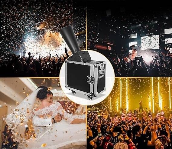Confetti cannon prepared for nationwide shipping