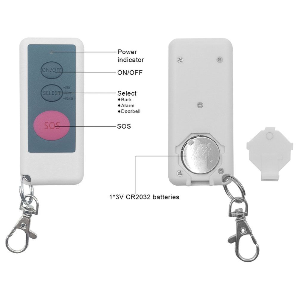 3n1 Burglar Alarm, Door Bell, Barking Dog Alarm, view 4