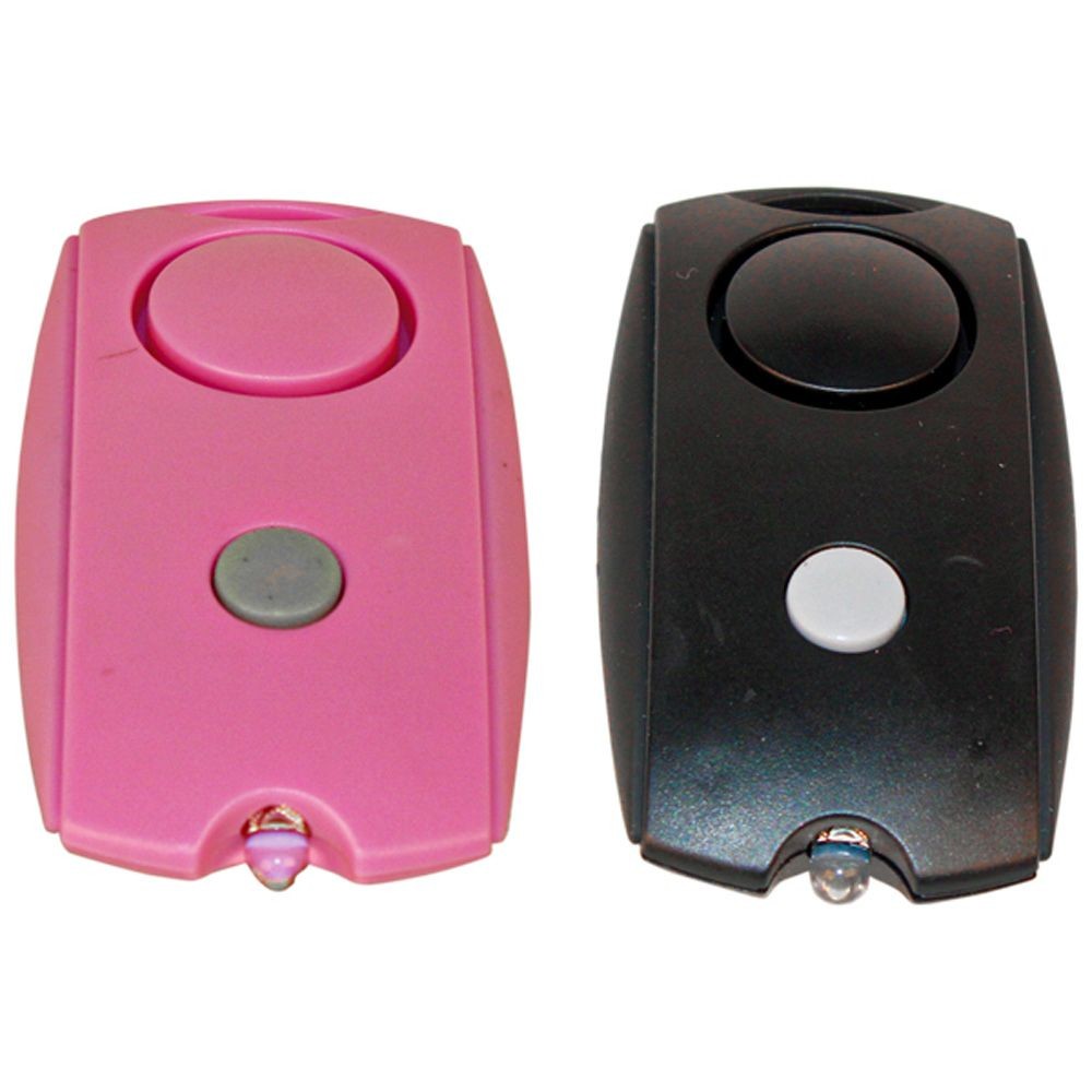 Mini Personal Alarm with Keychain, LED flashlight, and Belt Clip, view 10