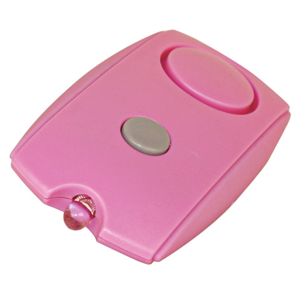 Mini Personal Alarm with Keychain, LED flashlight, and Belt Clip, view 7