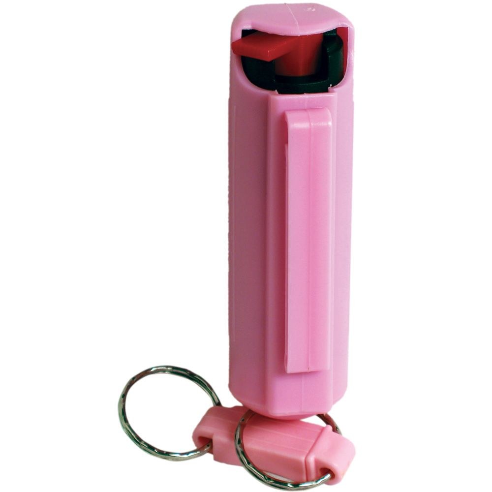 Pepper Spray with Belt Clip, Keychain, and Safety Lock, view 5