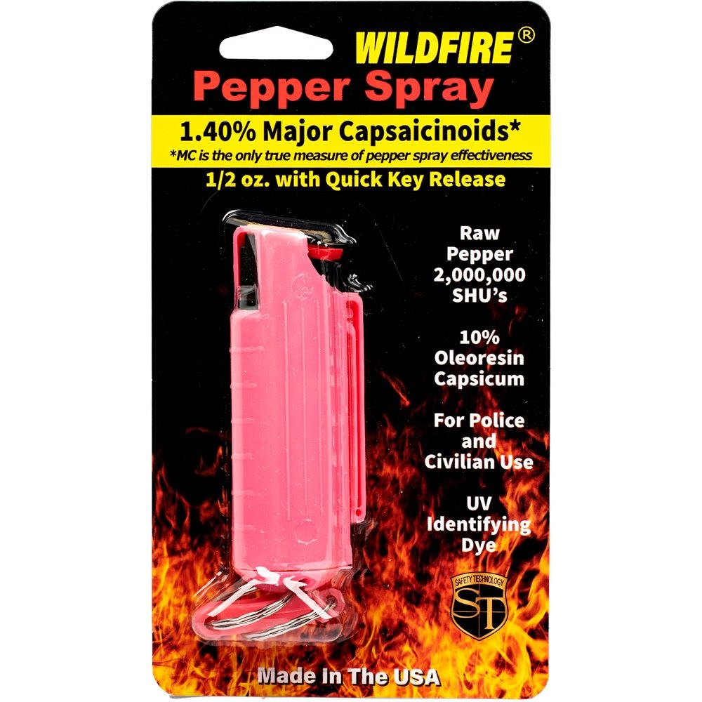 Pepper Spray with Belt Clip, Keychain, and Safety Lock, view 7
