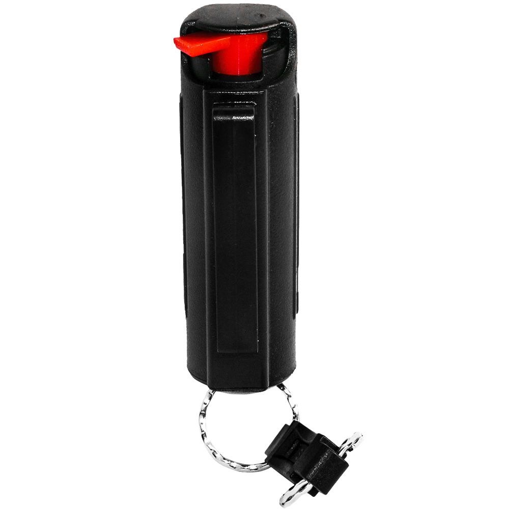 Pepper Spray with Belt Clip, Keychain, and Safety Lock, view 8