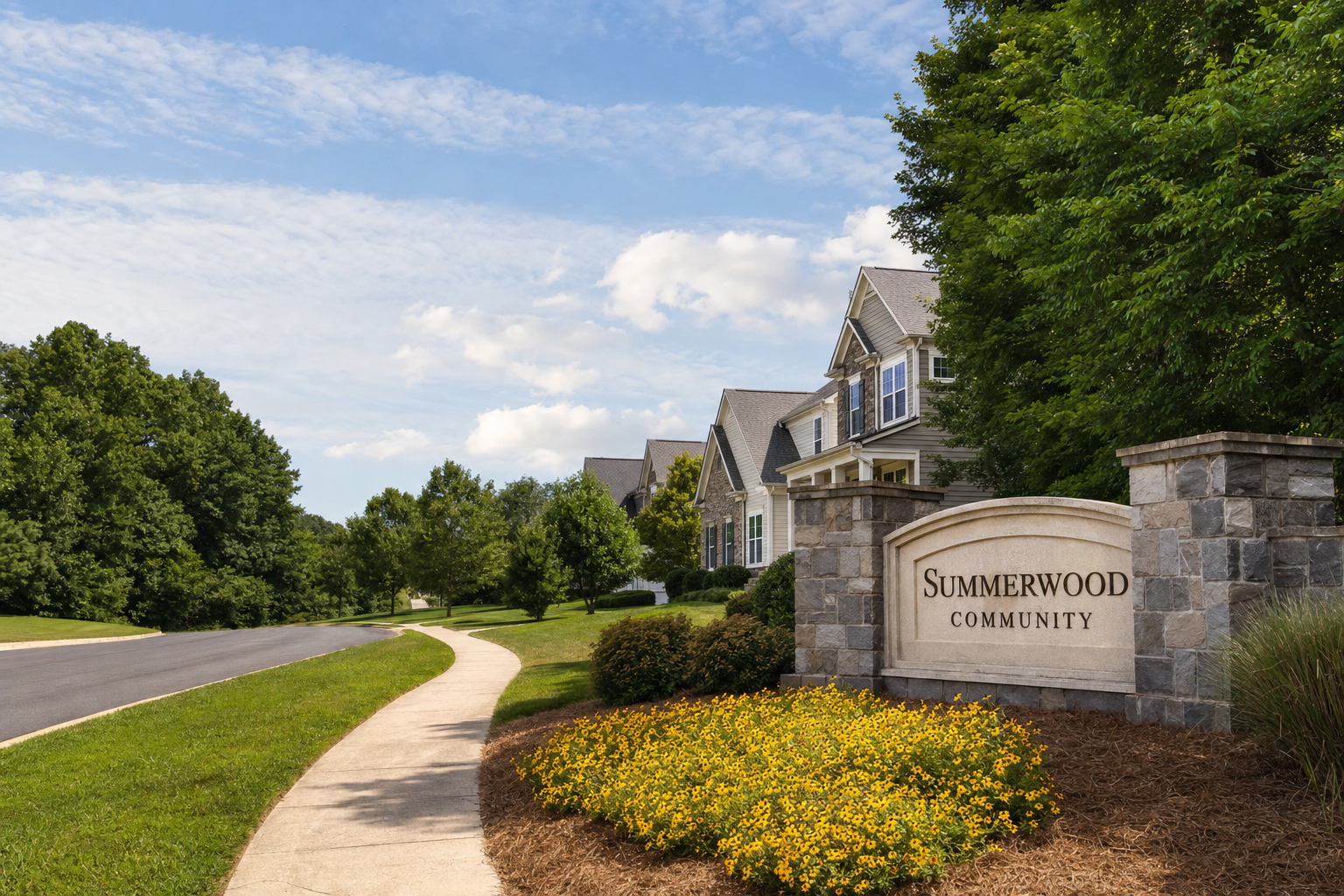 Summerwood Community entrance