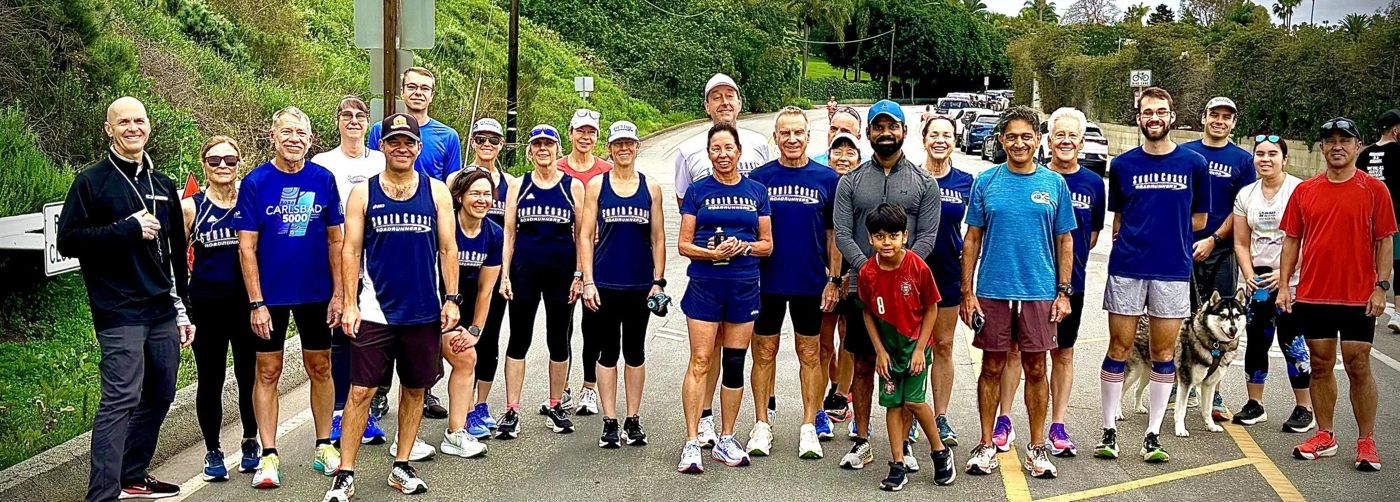 South Coast Roadrunners members together at Back Bay