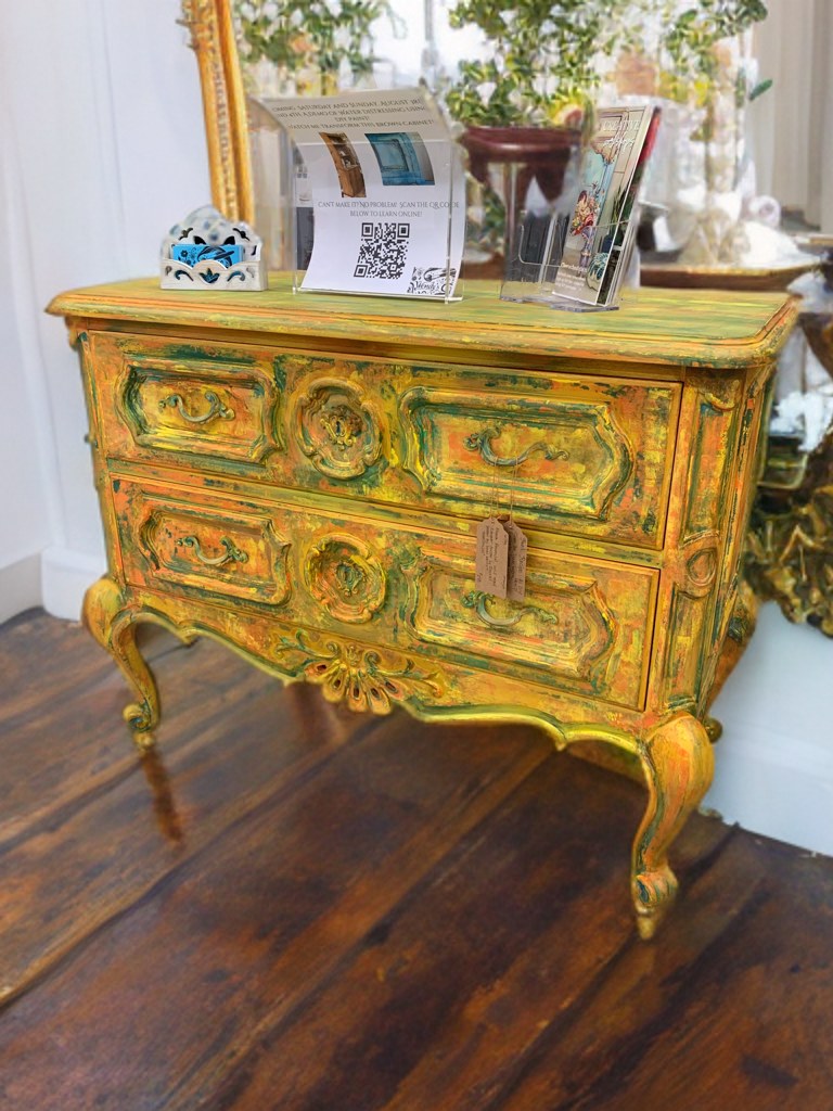 Marigold Dresser, painted furniture project by Wendy Molinaroli
