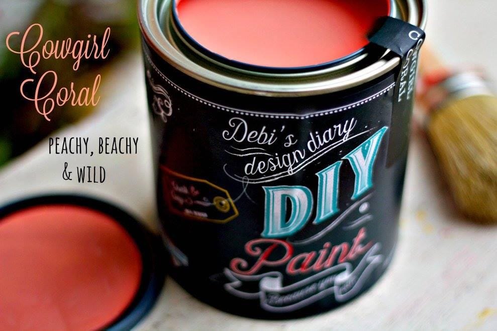 Cowgirl Coral /DIY Paint Co All Clay Paint by Debi's Design Diary