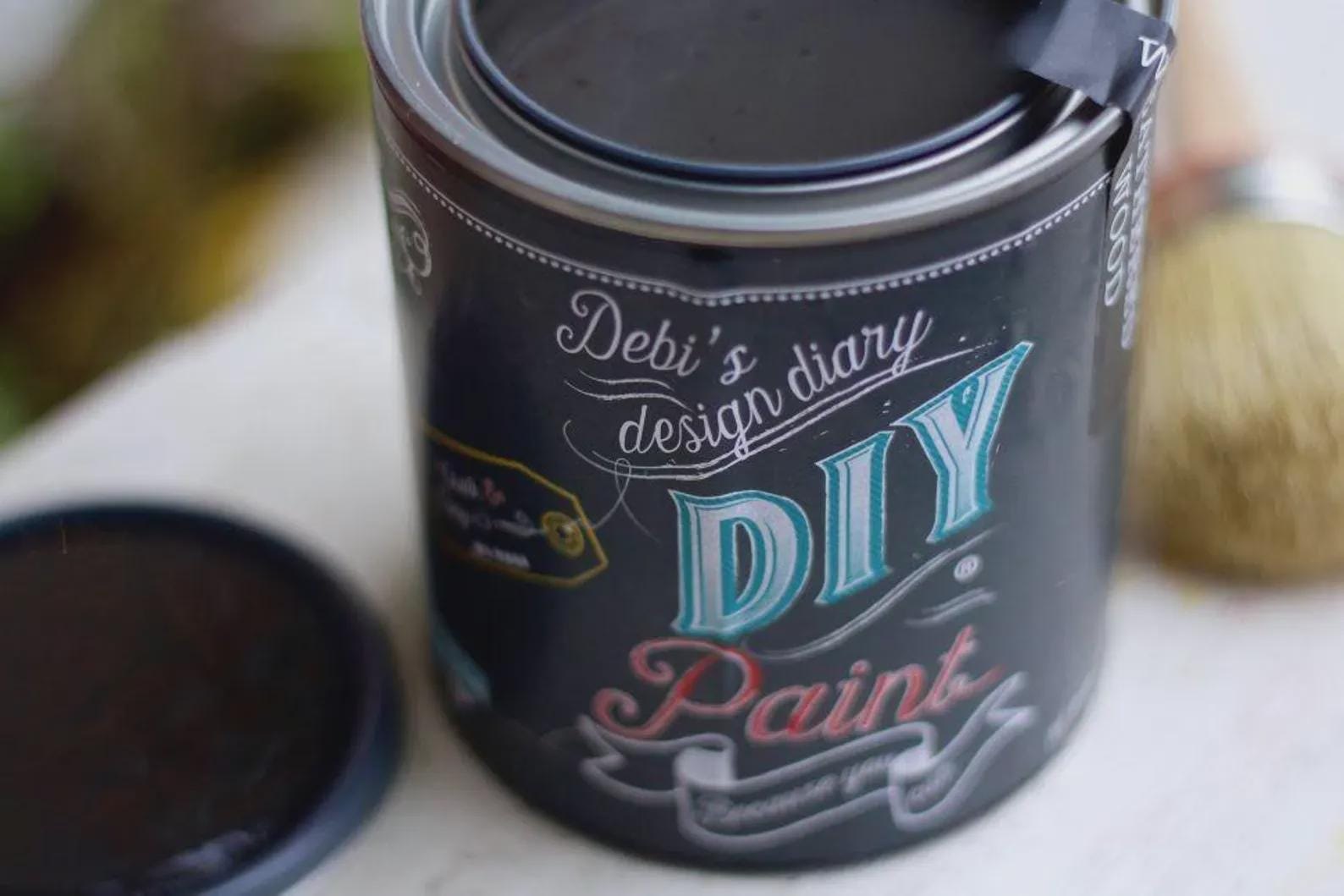 Black Velvet/DIY Paint Co All Clay Paint by Debi's Design Diary