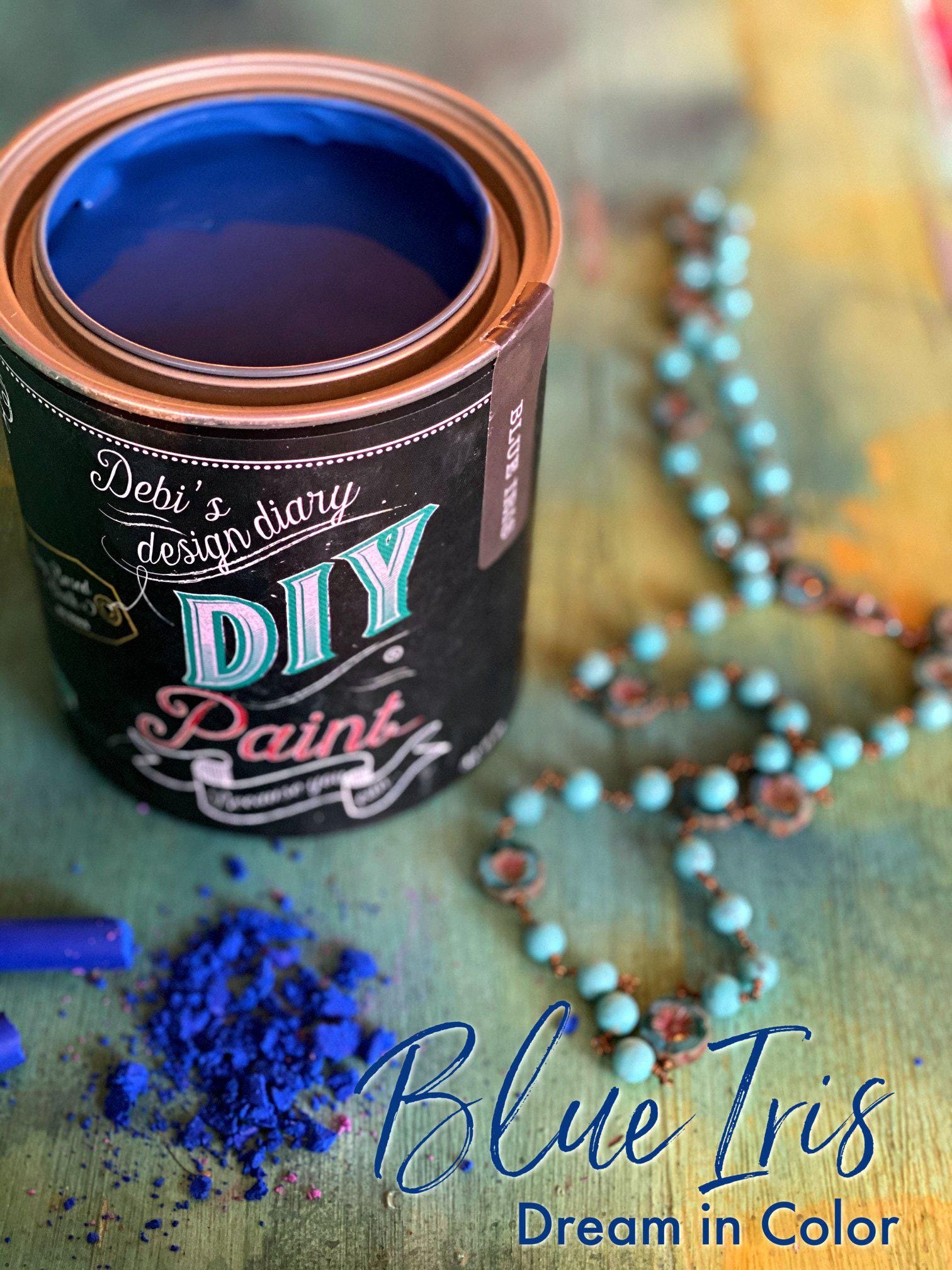Blue Iris/DIY Paint Co All Clay Paint by Debi's Design Diary