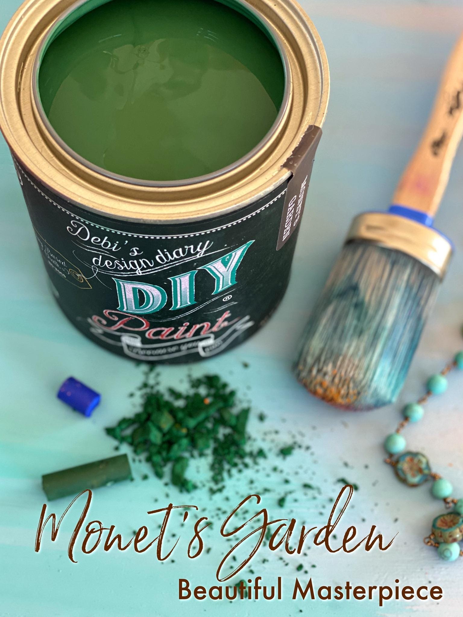 Monet's Garden /DIY Paint Co All Clay Paint by Debi's Design Diary