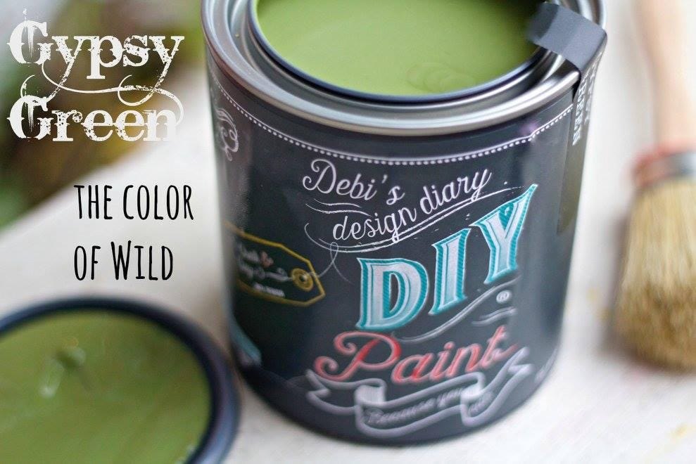 Gypsy Green /DIY Paint Co All Clay Paint by Debi's Design Diary
