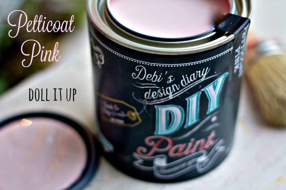 Petticoat Pink /DIY Paint Co All Clay Paint by Debi's Design Diary